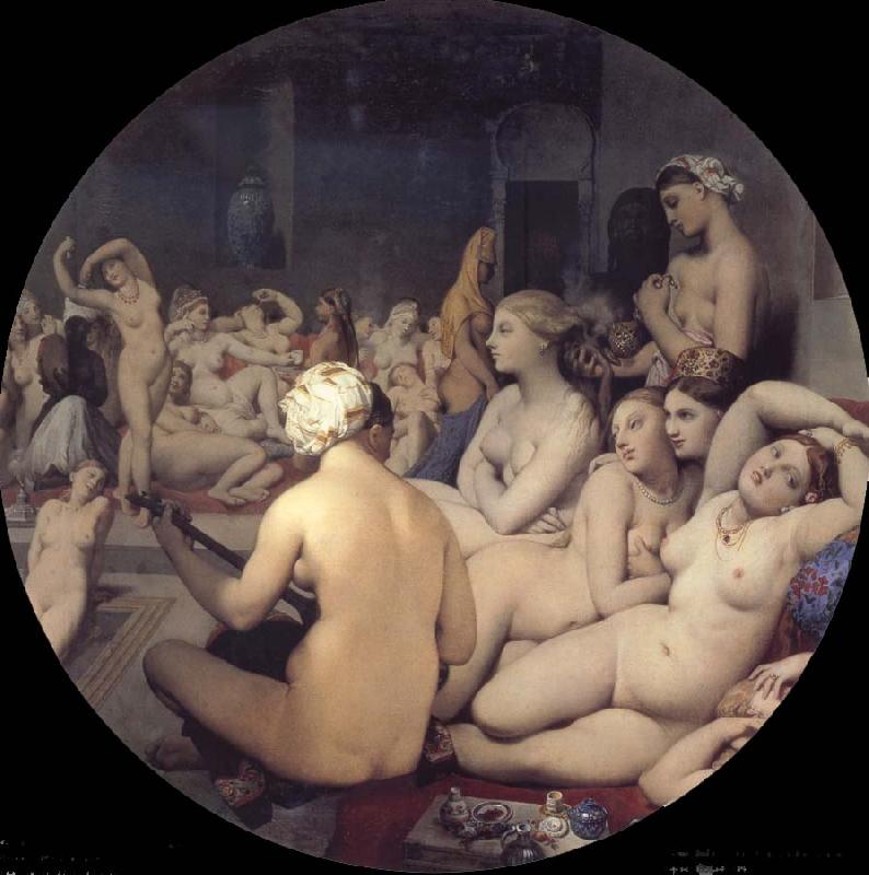 Jean Auguste Dominique Ingres Turkish Bath Germany oil painting art